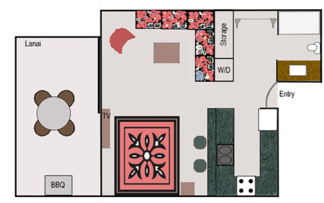 ויילי 9B Ekahi Village-Studio Bath, Garden View - 1 Minute Stroll To Beach! מראה חיצוני תמונה